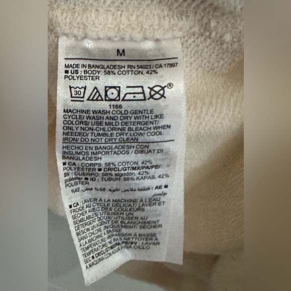 Old Navy:Women’s 1/4 Zip-Up Sweatshirt-Size Medium (pit to pit approx 22 inches) - Picture 6 of 8